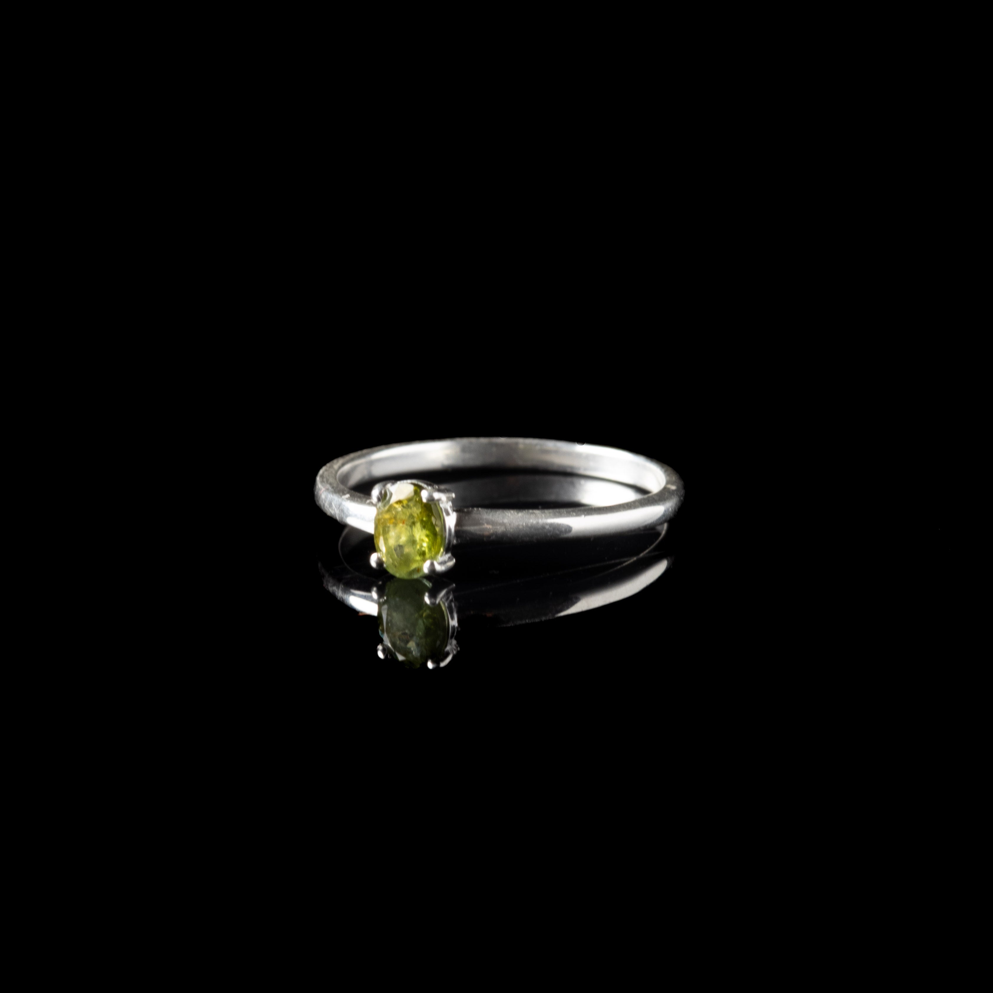 Small-Cut Emerald Ring