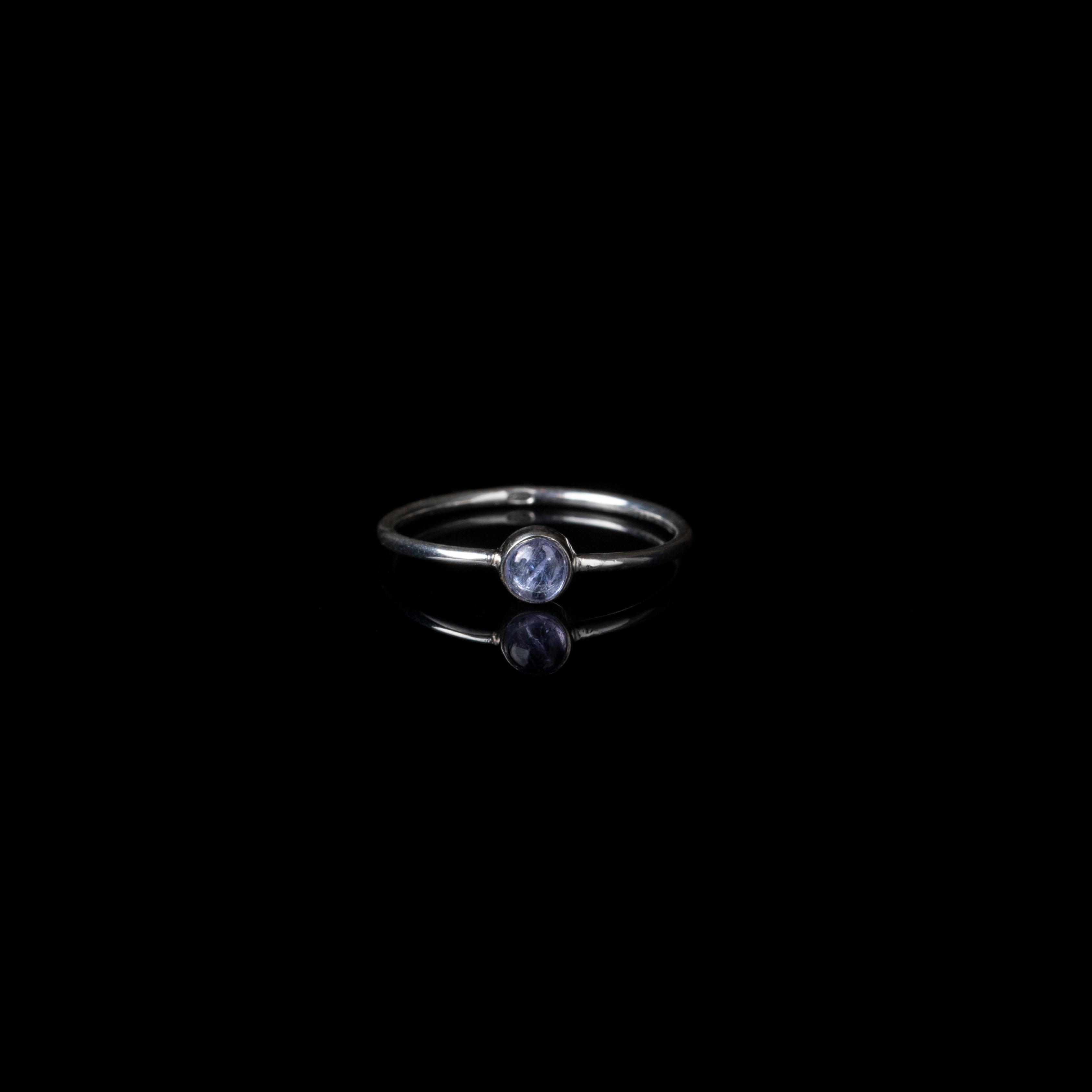Tanzanite Petite Silver Ring